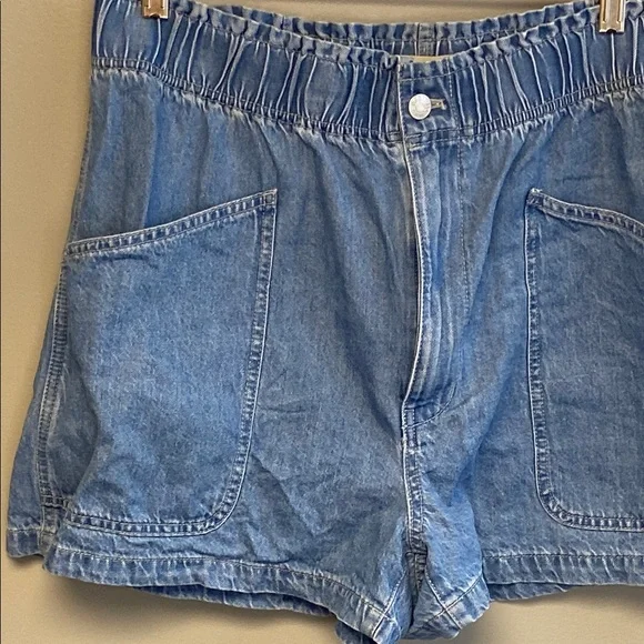 Madewell Blue Jean Shorts Relaxed Fit - Picture 4 of 6